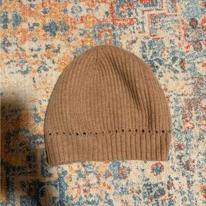 Jcrew caramel wool beanie